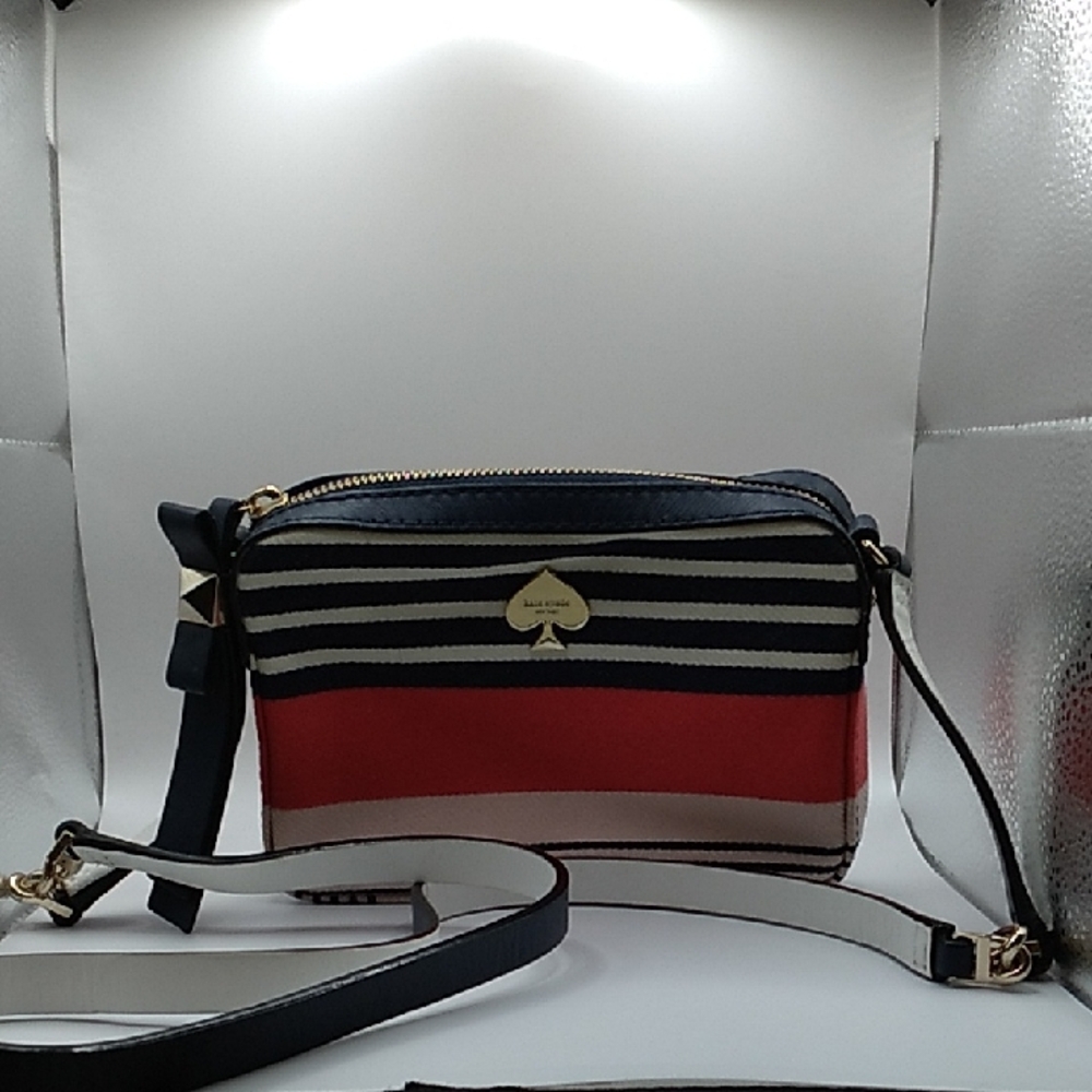 Kate Spade Multicolor Striped Crossbody Bag